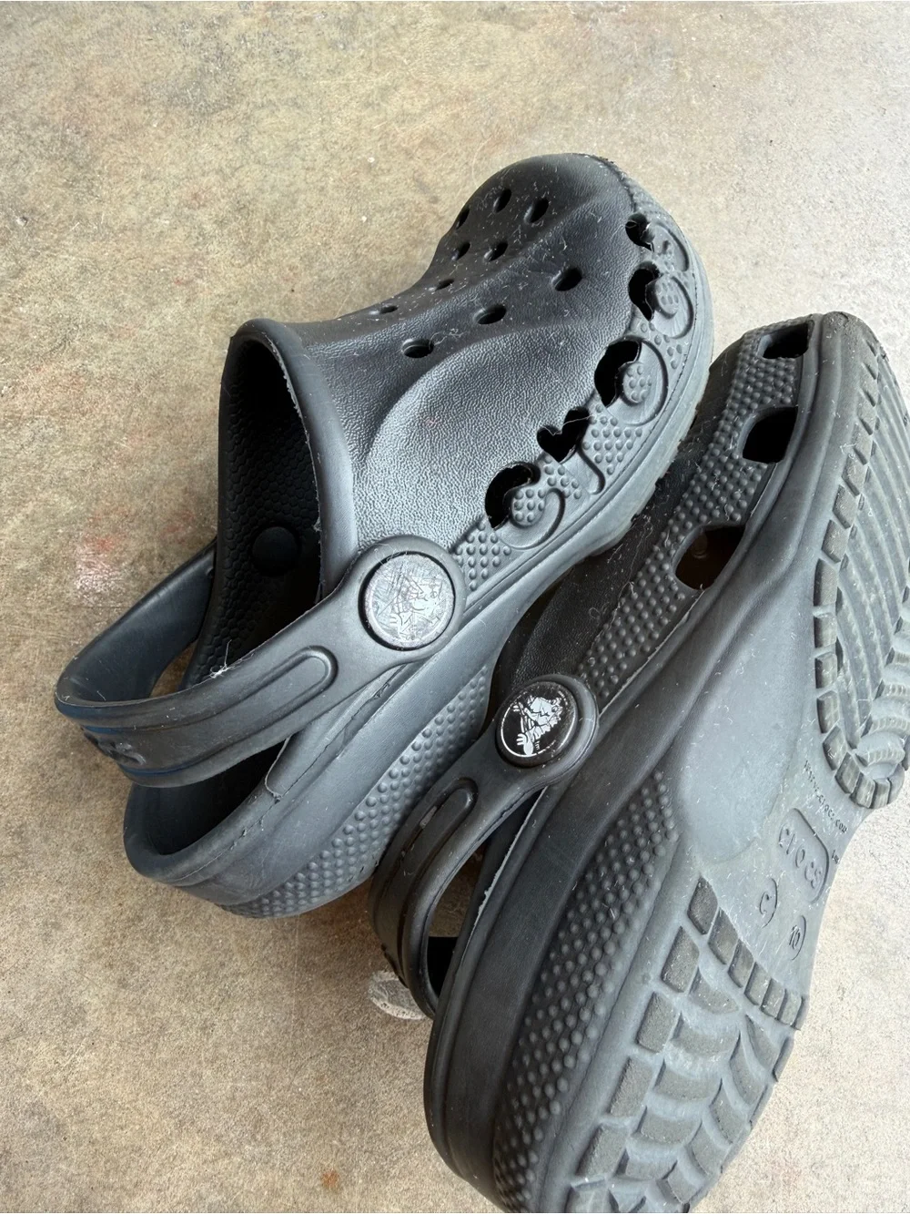 Toddler Black Crocs